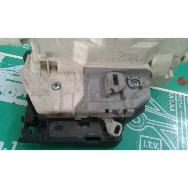 Recambio de cerradura puerta trasera izquierda para audi q7 (4l) 3.0 tdi referencia OEM IAM 3C4839 5+4 PINES BLANCO