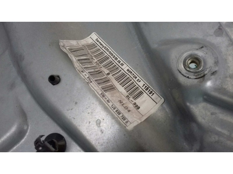 Recambio de elevalunas trasero izquierdo para volkswagen bora berlina (1j2) highline referencia OEM IAM 1J5839755C 166106104 ELE