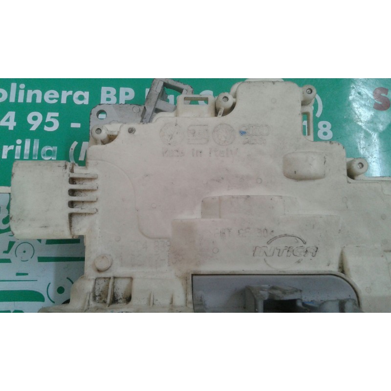 Recambio de cerradura puerta trasera izquierda para audi q7 (4l) 3.0 tdi referencia OEM IAM 3C4839 5+4 PINES BLANCO