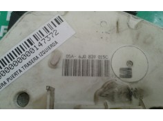 Recambio de cerradura puerta trasera izquierda para seat ibiza st (6j8) reference referencia OEM IAM 6J0839015C 3+3 PINES NEGRO 2