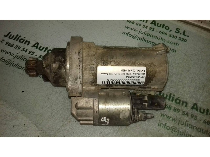 Recambio de motor arranque para volkswagen tiguan (5n1) country referencia OEM IAM 02M911023M D6GS14 VALEO