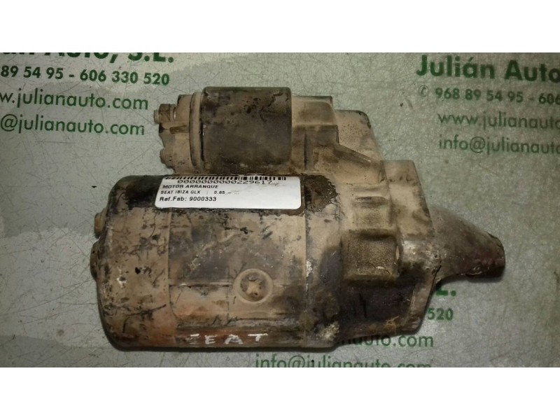 Recambio de motor arranque para seat ibiza glx referencia OEM IAM 9000333  BOSCH
