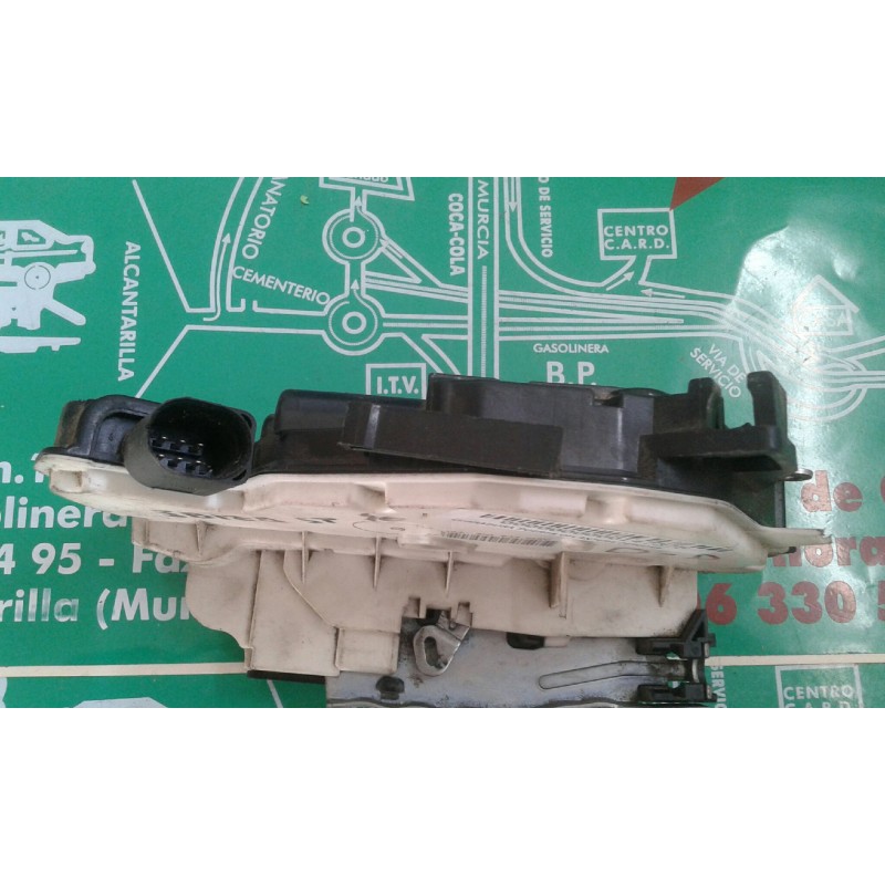 Recambio de cerradura puerta delantera derecha para seat ibiza st (6j8) reference referencia OEM IAM 5N1837016C 3+3 PINES NEGRO