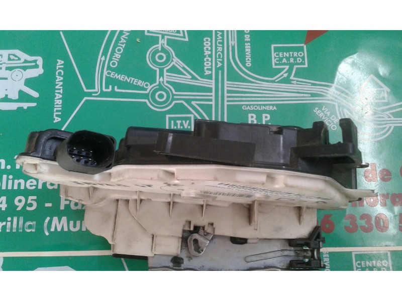 Recambio de cerradura puerta delantera derecha para seat ibiza st (6j8) reference referencia OEM IAM 5N1837016C 3+3 PINES NEGRO