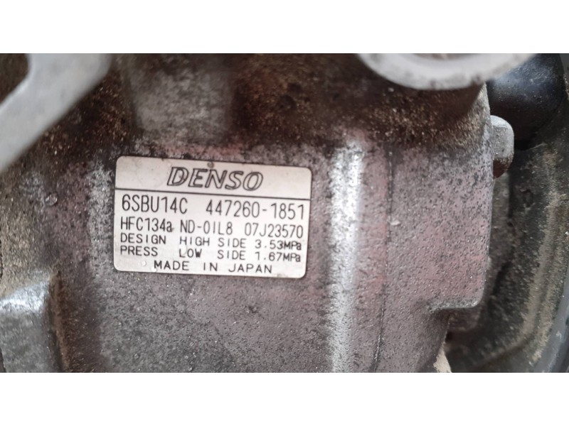 Recambio de compresor aire acondicionado para bmw serie 1 berlina (e81/e87) 118d referencia OEM IAM 6SBU14C 4472601851 