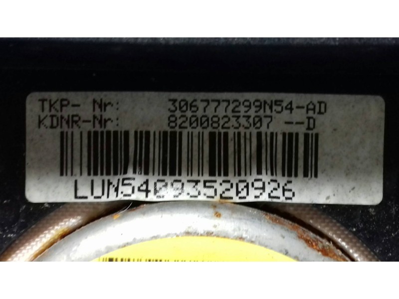 Recambio de airbag delantero izquierdo para dacia sandero básico referencia OEM IAM 8200823307D 306777299N54AD 2 PINES