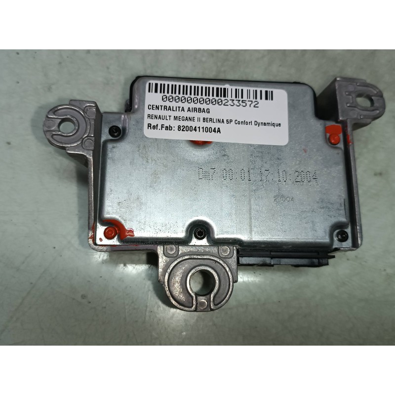Recambio de centralita airbag para renault megane ii berlina 5p confort dynamique referencia OEM IAM 8200411004A 604289600 AUTOL