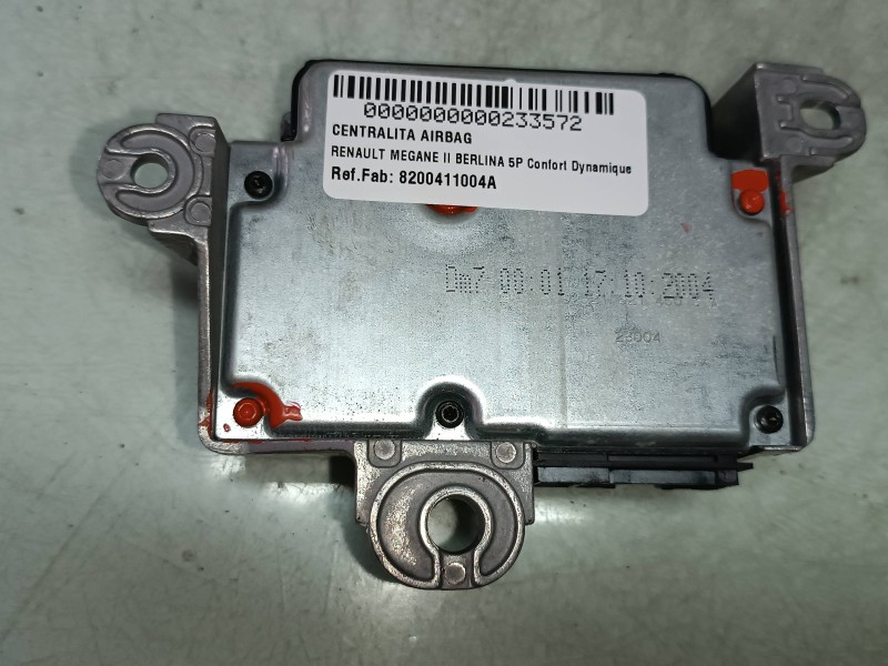 Recambio de centralita airbag para renault megane ii berlina 5p confort dynamique referencia OEM IAM 8200411004A 604289600 AUTOL