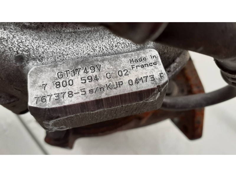 Recambio de turbocompresor para bmw serie 1 berlina (e81/e87) 118d referencia OEM IAM GT1749V 7800594 