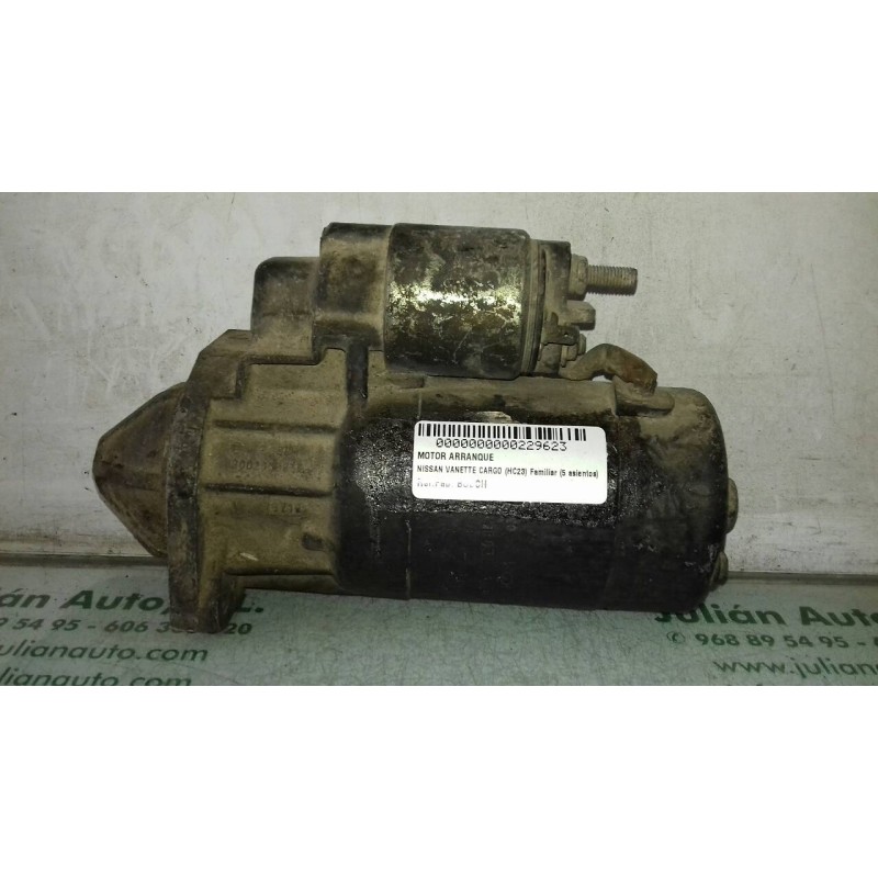 Recambio de motor arranque para nissan vanette cargo (hc23) familiar (5 asientos) referencia OEM IAM   BOSCH