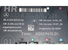 Recambio de modulo electronico para mercedes-benz clase c (w204) berlina c 220 cdi (204.008) referencia OEM IAM A2048702526 A204 2