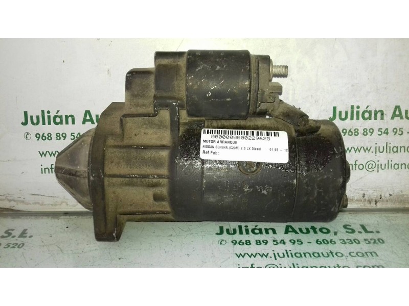 Recambio de motor arranque para nissan serena (c23m) 2.3 lx diesel referencia OEM IAM   BOSCH