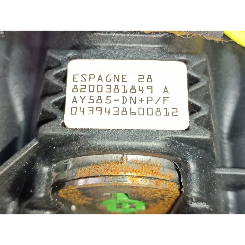 Recambio de airbag delantero izquierdo para renault megane ii berlina 5p confort authentique referencia OEM IAM 8200381849  