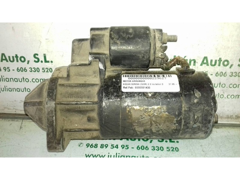 Recambio de motor arranque para nissan serena (c23m) 2.3 invitation d referencia OEM IAM 9000331430  BOSCH