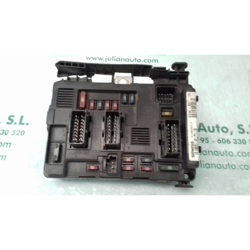 Recambio de caja reles / fusibles para peugeot 206 berlina xr referencia OEM IAM 964349898000 BSM B2 SIEMENS