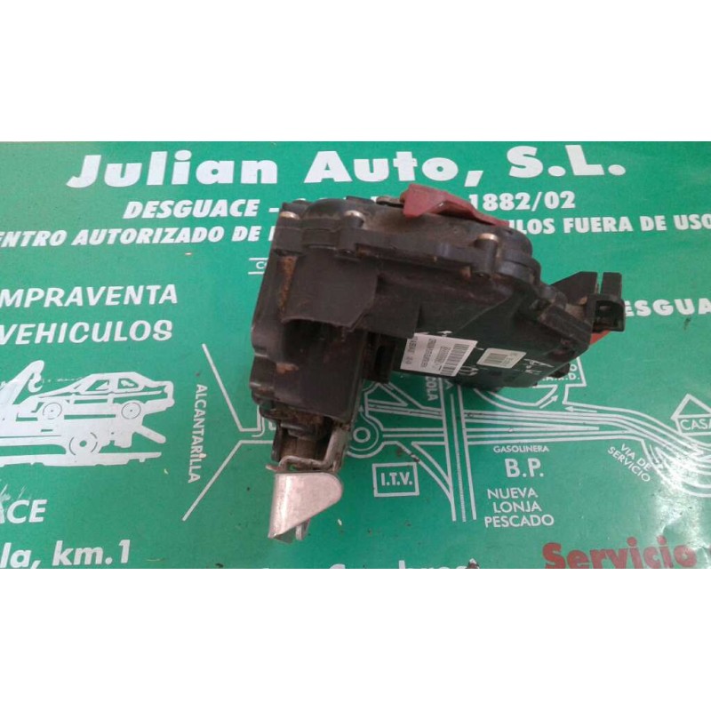 Recambio de cerradura puerta delantera derecha para audi a4 berlina (8e) referencia OEM IAM 8E1837016C 4+3 PINES NEGRO