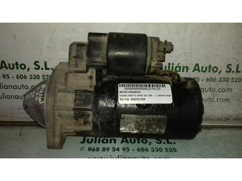 Recambio de motor arranque para nissan vanette cargo vanette cargo combi - 5 referencia OEM IAM 9000331424  BOSCH