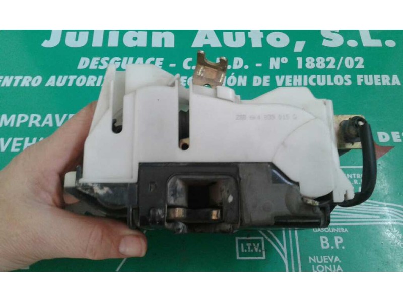 Recambio de cerradura puerta trasera izquierda para seat ibiza (6k1) referencia OEM IAM 6K4839015G 2 PINES NEGRO