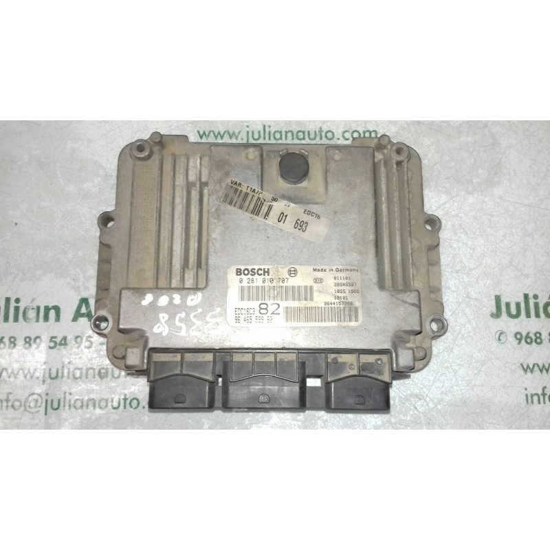 Recambio de centralita motor uce para peugeot 206 berlina xr referencia OEM IAM 0281010707 9646559980 BOSCH