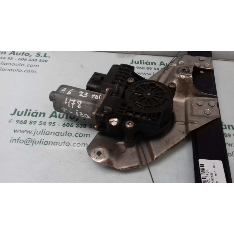 Recambio de elevalunas trasero izquierdo para audi a6 berlina (4b2) 2.5 tdi referencia OEM IAM 4B0839397B 0130821784 ELECTRICO