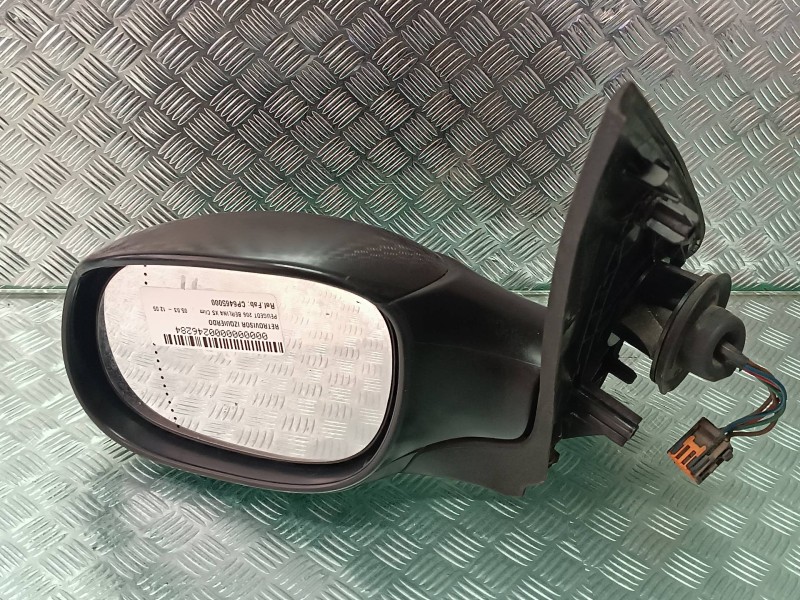 Recambio de retrovisor izquierdo para peugeot 206 berlina xs clim referencia OEM IAM CP6465000 027003 ELECTRICO