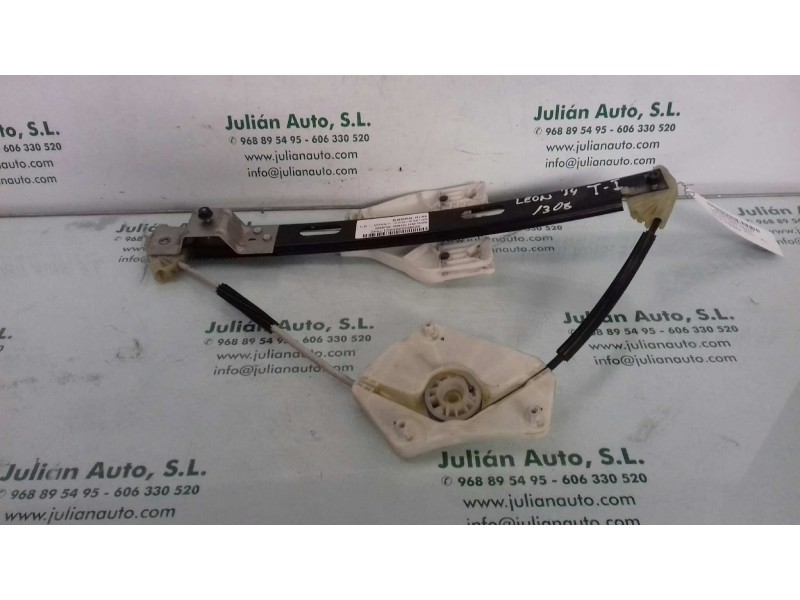 Recambio de elevalunas trasero izquierdo para seat leon (5f1) reference referencia OEM IAM 5F4839461B  ELECTRICO