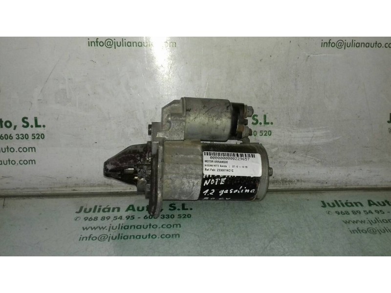 Recambio de motor arranque para nissan note acenta referencia OEM IAM 233001HC1C M000T37871ZE MITSUBISHI