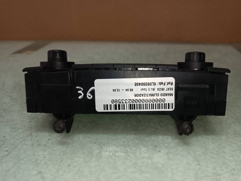 Recambio de mando climatizador para seat ibiza (6l1) cool referencia OEM IAM 6L0820043E  INDEX