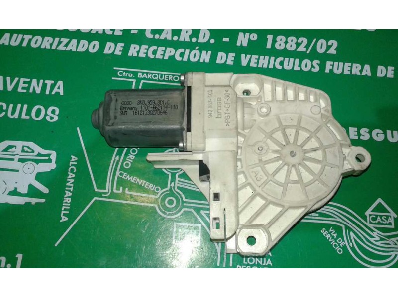 Recambio de motor elevalunas delantero izquierdo para audi a1 (8x) attraction referencia OEM IAM 8K0959801C 1101A62114110 BROSE