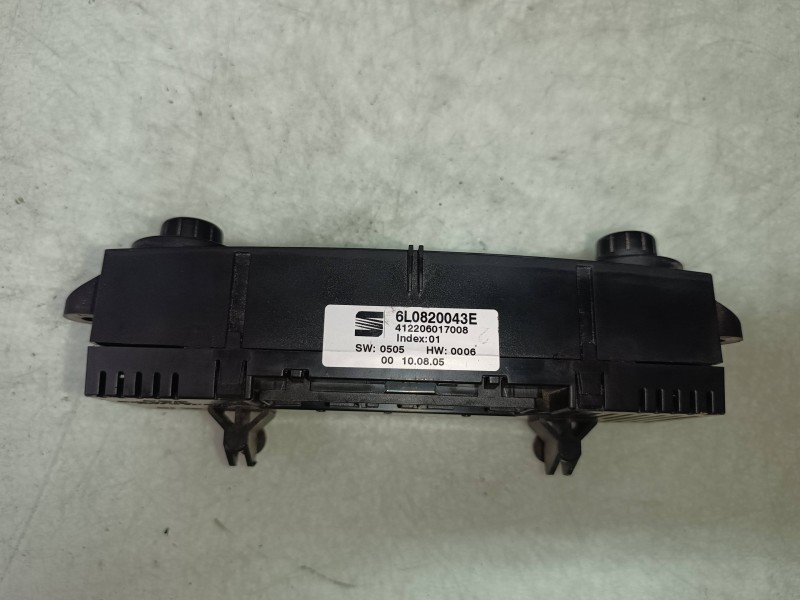 Recambio de mando climatizador para seat ibiza (6l1) cool referencia OEM IAM 6L0820043E  INDEX