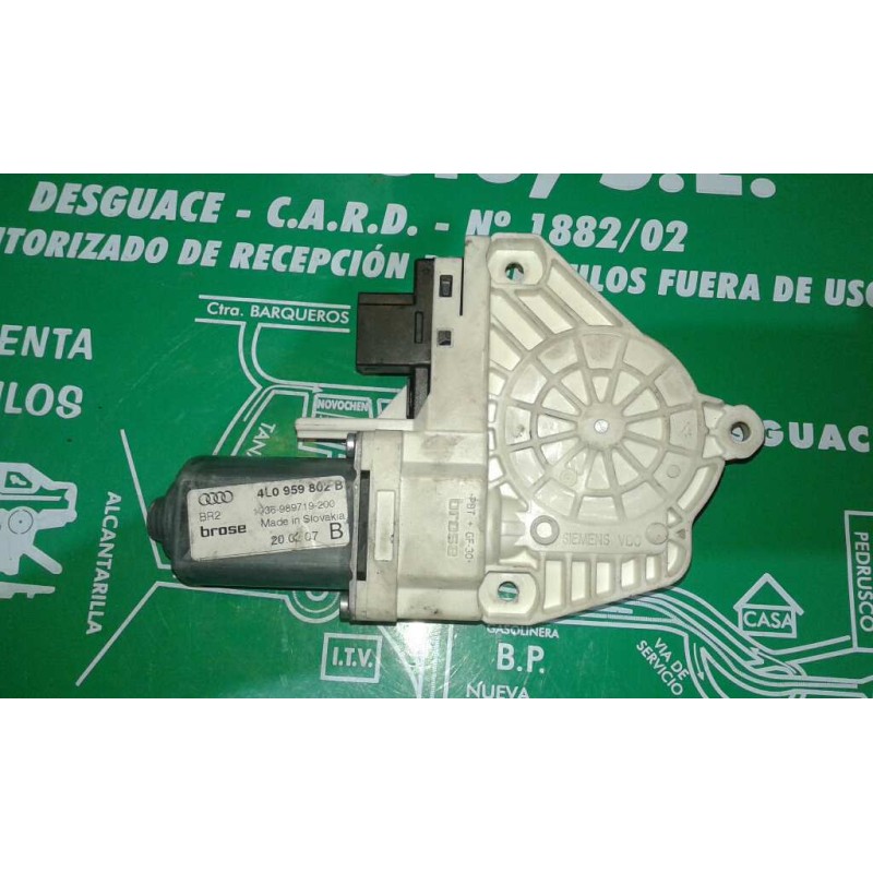 Recambio de motor elevalunas delantero derecho para audi q7 (4l) 3.0 tdi referencia OEM IAM 4L0959802B 977272101 BROSE