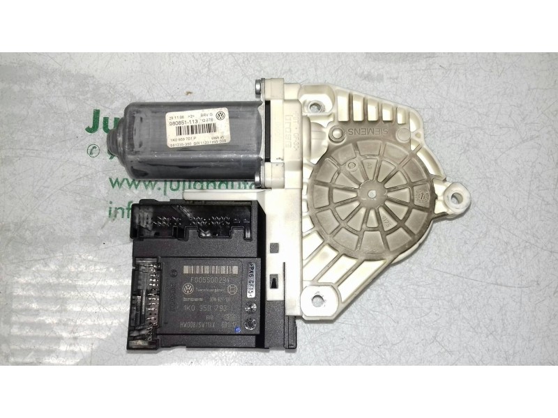 Recambio de motor elevalunas delantero izquierdo para volkswagen passat berlina (3c2) advance referencia OEM IAM 1K0959763L 1K09