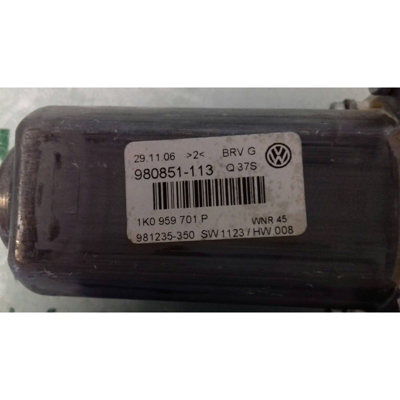 Recambio de motor elevalunas delantero izquierdo para volkswagen passat berlina (3c2) advance referencia OEM IAM 1K0959763L 1K09
