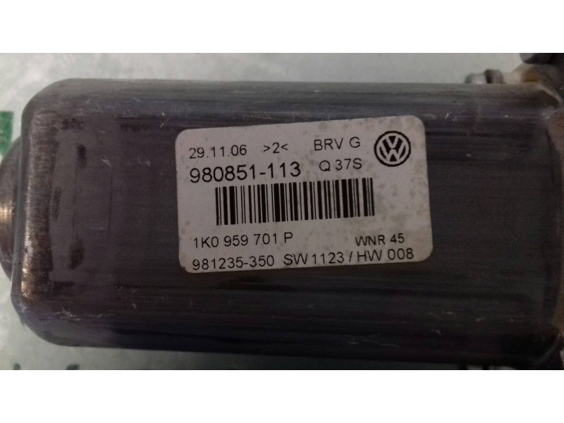 Recambio de motor elevalunas delantero izquierdo para volkswagen passat berlina (3c2) advance referencia OEM IAM 1K0959763L 1K09