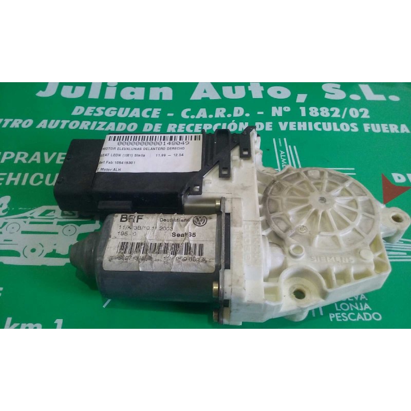 Recambio de motor elevalunas delantero derecho para seat leon (1m1) stella referencia OEM IAM 105415301 1C1959802A SIEMENS