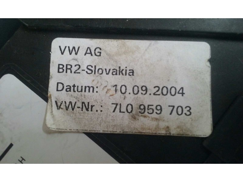 Recambio de motor elevalunas trasero izquierdo para volkswagen touareg (7la) referencia OEM IAM 7L0959795A 7L0959703 43610302 Recambio de motor elevalunas trasero izquierdo para volkswagen touareg (7la) referencia OEM IAM 7L0959795A 7L0959703 43610302