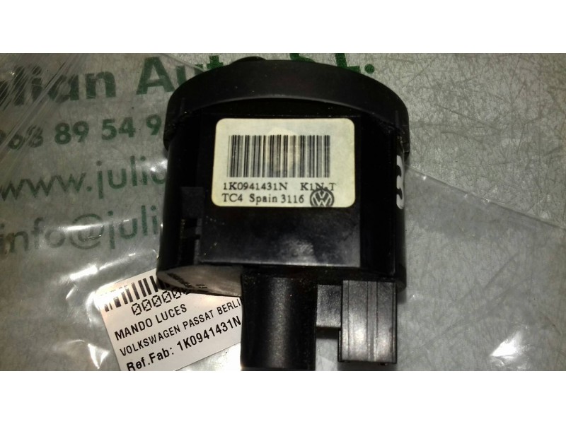 Recambio de mando luces para volkswagen passat berlina (3c2) advance referencia OEM IAM 1K0941431N  