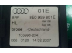 Recambio de motor elevalunas trasero izquierdo para audi a4 avant (8e) 1.8 t quattro referencia OEM IAM 8E0959801E 105998204 105 2