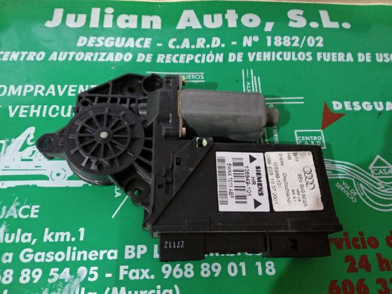 Recambio de motor elevalunas trasero derecho para audi a4 berlina (8e) referencia OEM IAM 8E0959802A 5WK47011ABF 0130821763