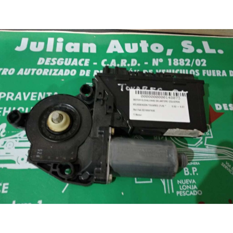 Recambio de motor elevalunas delantero izquierdo para volkswagen touareg (7la) referencia OEM IAM 3D1959793E 7L0959701A 01308217