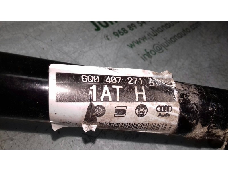 Recambio de transmision delantera izquierda para seat ibiza (6l1) stella referencia OEM IAM 6Q0407271  