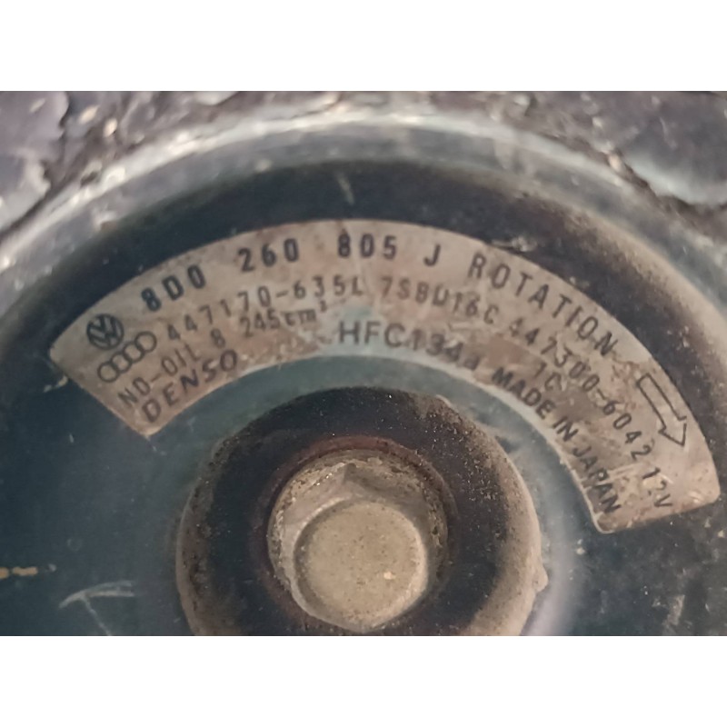 Recambio de compresor aire acondicionado para volkswagen passat berlina (3b3) comfortline referencia OEM IAM 8D0260808 7SBU16C D