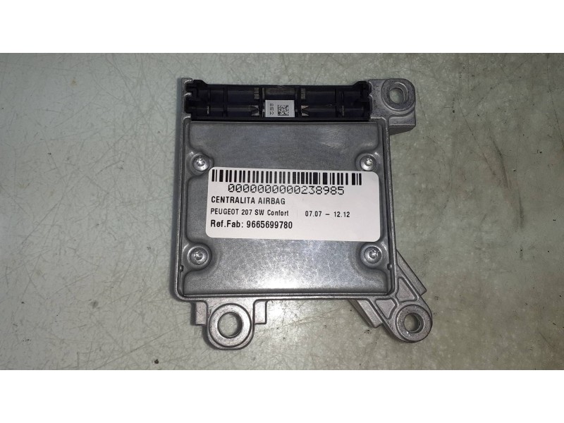 Recambio de centralita airbag para peugeot 207 sw confort referencia OEM IAM 9665699780 0285010555 BOSCH