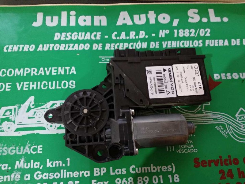 Recambio de motor elevalunas trasero izquierdo para audi a4 berlina (8e) 2.0 tdi 16v (103kw) referencia OEM IAM 8E0959801E 5WK49