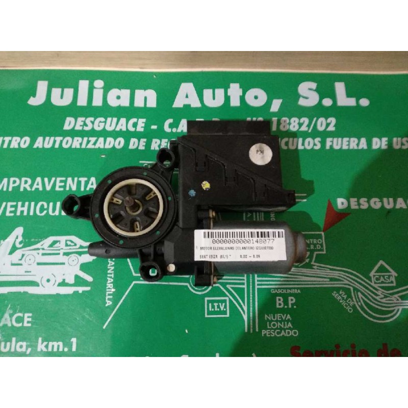 Recambio de motor elevalunas delantero izquierdo para seat ibiza (6l1) referencia OEM IAM 6Q1959801 MR6400550D SK240DDLSNFM