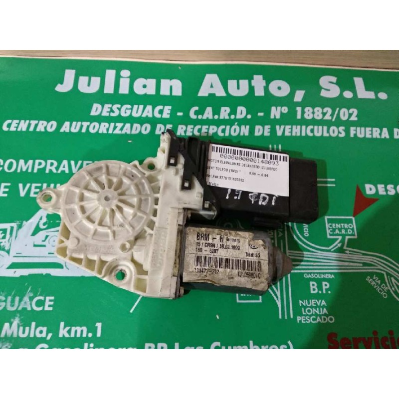 Recambio de motor elevalunas delantero izquierdo para seat toledo (1m2) referencia OEM IAM 1J0959801F F005S00027 SIEMENS