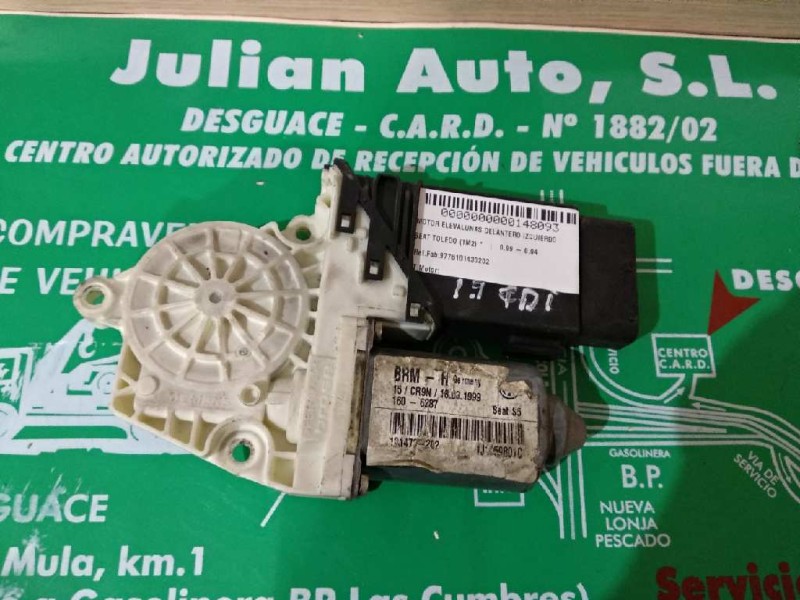 Recambio de motor elevalunas delantero izquierdo para seat toledo (1m2) referencia OEM IAM 1J0959801F F005S00027 SIEMENS Recambio de motor elevalunas delantero izquierdo para seat toledo (1m2) referencia OEM IAM 1J0959801F F005S00027 SIEMENS