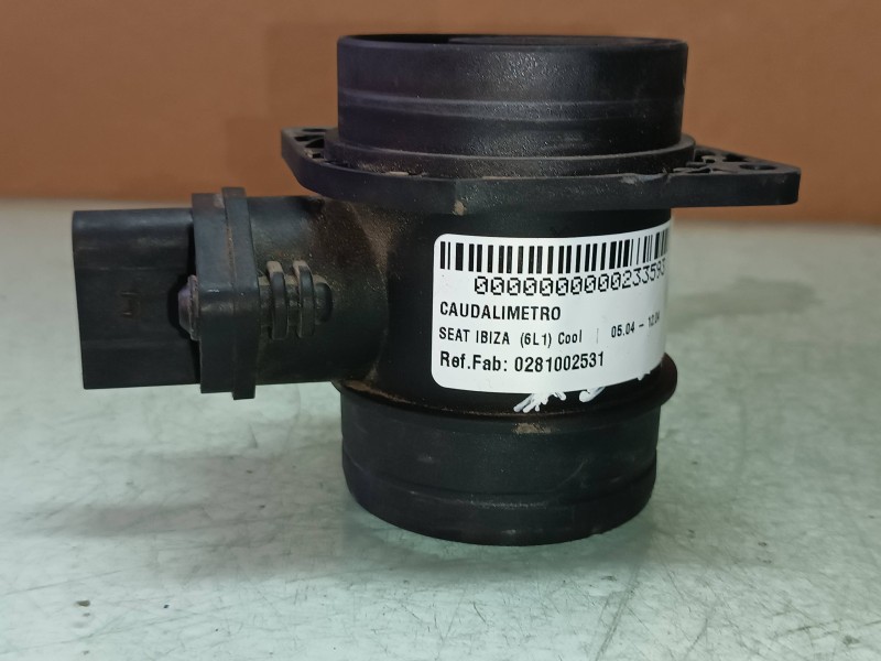 Recambio de caudalimetro para seat ibiza (6l1) cool referencia OEM IAM 0281002531 038906461B BOSCH