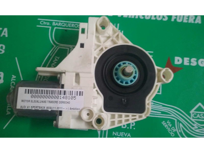Recambio de motor elevalunas trasero izquierdo para audi a1 sportback (8xa) ambition referencia OEM IAM 8K0959811A  
