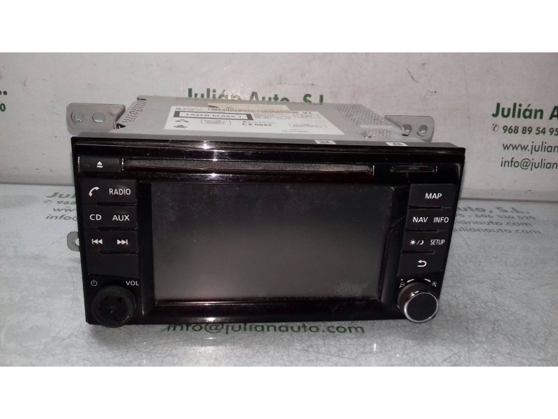 Recambio de sistema audio / radio cd para nissan note acenta referencia OEM IAM 7513750206 259153VV1A BOSCH